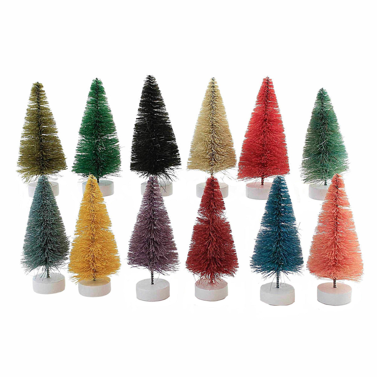 53903 Rainbow Trees Set/12 Small Br MS436S