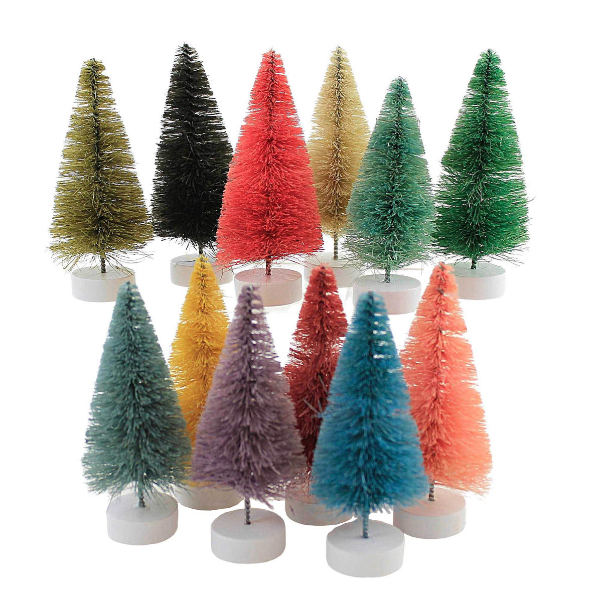 Cody Foster Rainbow Trees Set/12 Small Br - - SBKGifts.com