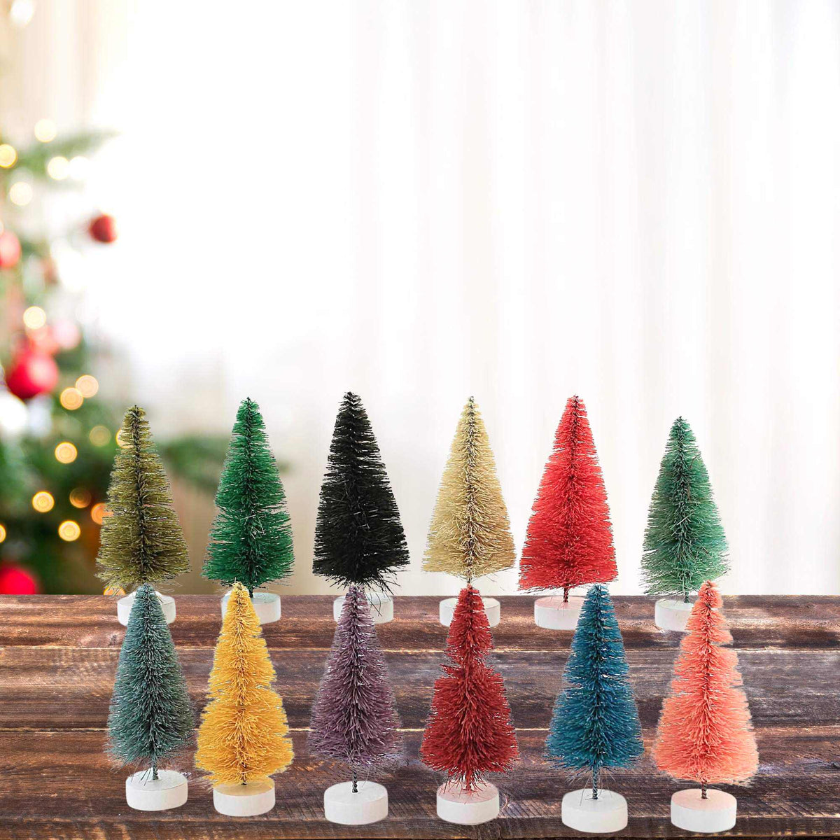 Cody Foster Rainbow Trees Set/12 Small Br - - SBKGifts.com