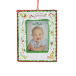 Holiday Ornament My 1St Christmas Photo Frame Resin Ornament Baby's First W8505 (53914)