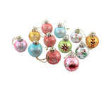 Holiday Ornament Wintertime Ornaments Set Of 12 Christmas Snow Assortment Go4458 (53930)