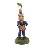 Charles Mcclenning David Playing Drums - One Figurine 9.75 Inch, Polyresin - Patriotic July 4Th 24139 (53956)