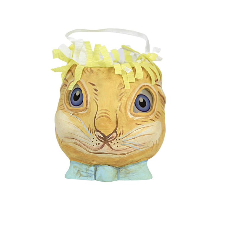 Jorge De Rojas Beau Bunny Bucket Polyresin Easter Rabbit 43032 (53988)