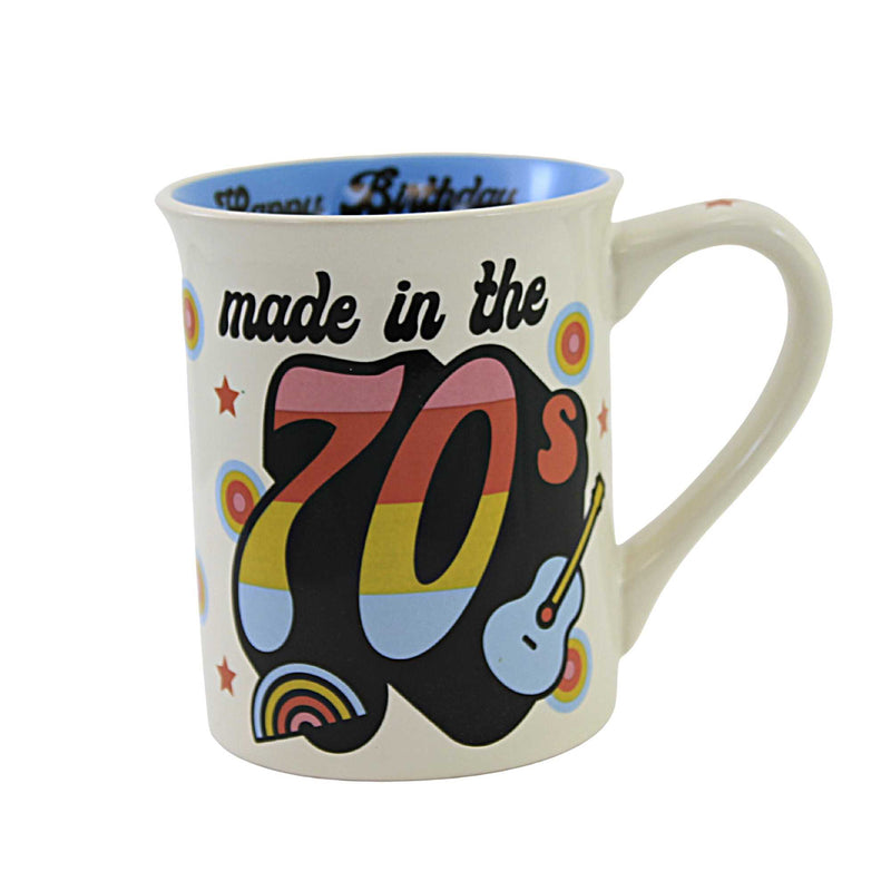 Tabletop Made In The 70'S Mug Stoneware Happy Birthday 6010053 (54027)
