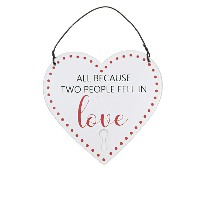 Holiday Ornament Valentine Message Heart - - SBKGifts.com