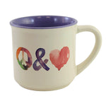 Tabletop Peace And Love Camper Mug Stoneware Encouragement 6010070 (54037)