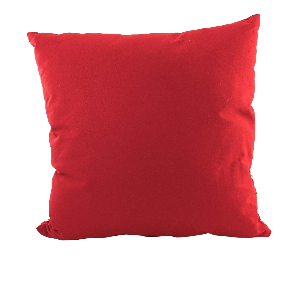 Valentine's Day Square Red/White Chevron Pillow - - SBKGifts.com