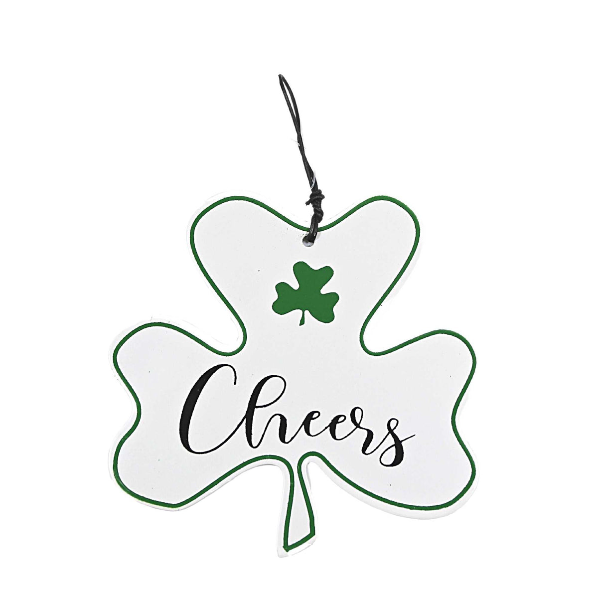 Holiday Ornament Metal Irish Clover - - SBKGifts.com