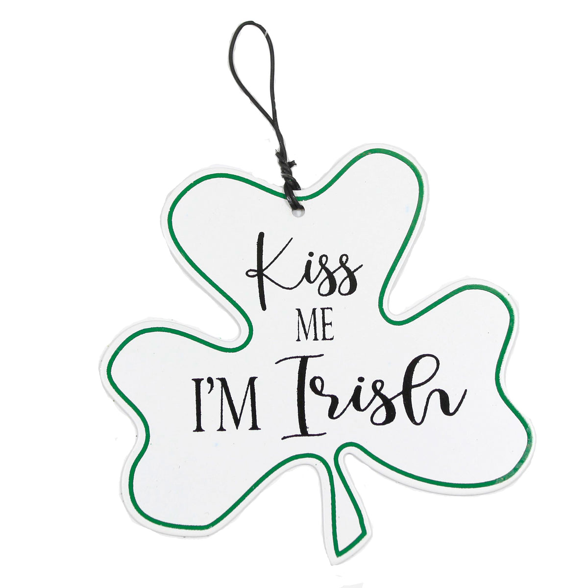 Holiday Ornament Metal Irish Clover - - SBKGifts.com