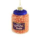 Holiday Ornament Tub O Cheese Balls Glass Christmas Ornament Junk Food Go8061 (54155)