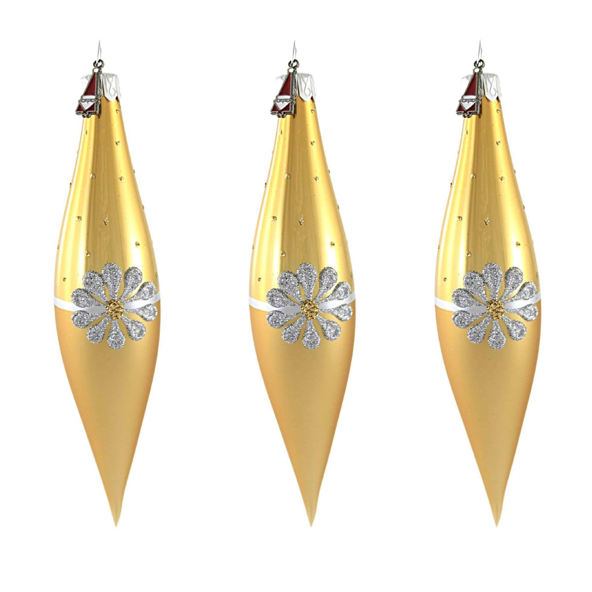 (54208) Vintage Gold Daisy Drops