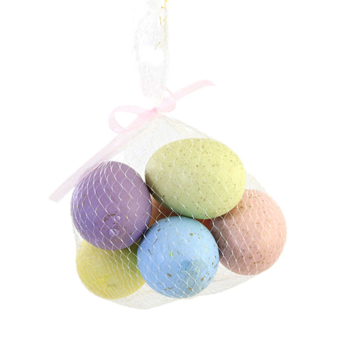 Easter Pastel Rainbow Eggs Set/6 - - SBKGifts.com