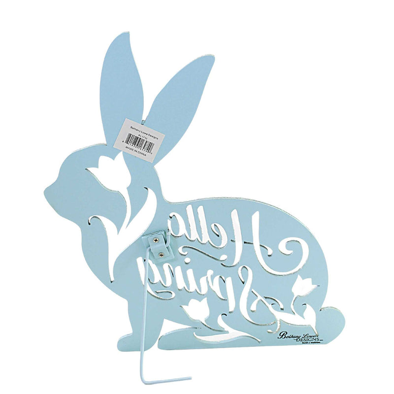 Easter Hello Spring Bunny Sign - - SBKGifts.com