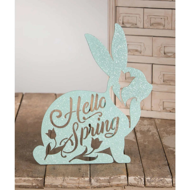 Easter Hello Spring Bunny Sign - - SBKGifts.com