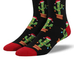 Novelty Socks Christmas Cactus - - SBKGifts.com