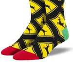 Novelty Socks Rudolph Crossing - - SBKGifts.com