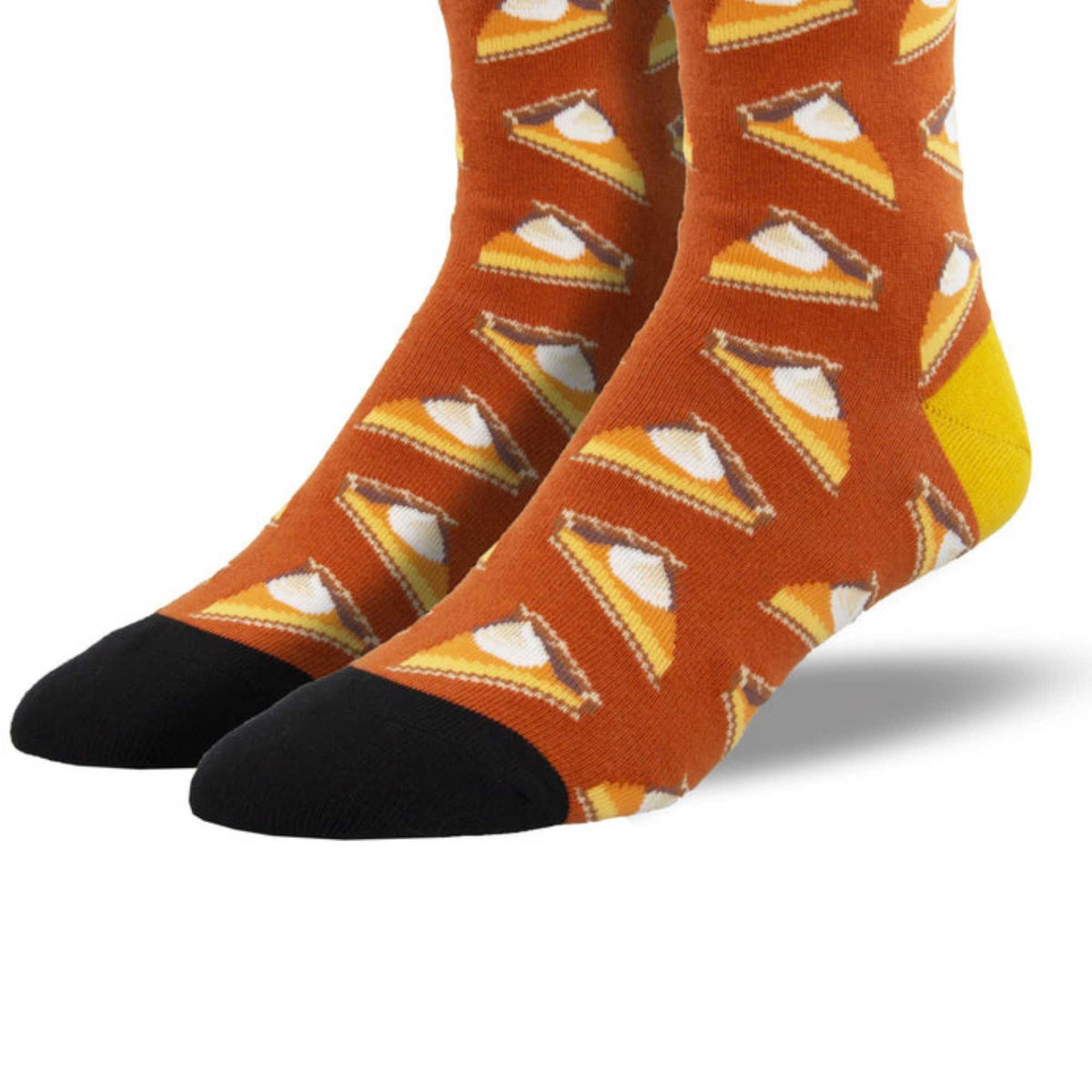 Novelty Socks Pumpkin Pie - - SBKGifts.com