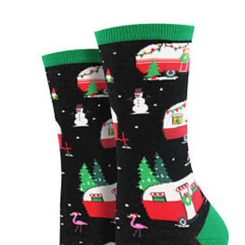 Novelty Socks Christmas Campers - - SBKGifts.com
