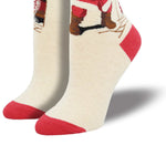 Novelty Socks Classic Coke Santa - - SBKGifts.com
