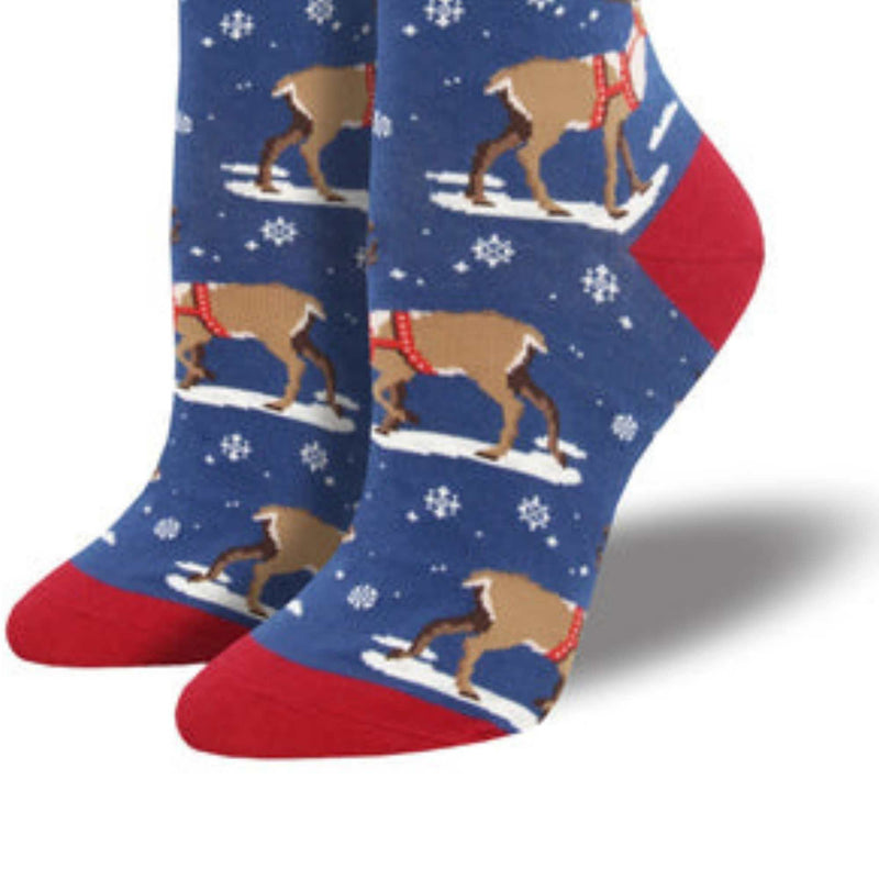 Novelty Socks Winter Riendeer - - SBKGifts.com
