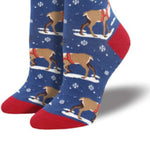 Novelty Socks Winter Riendeer - - SBKGifts.com
