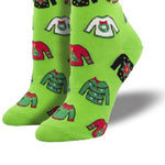 Novelty Socks Green Ugly Christmas Sweaters - - SBKGifts.com