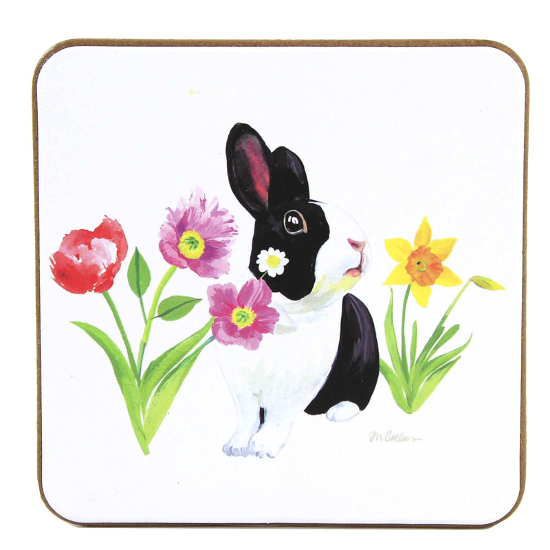 Tabletop Easter Garden Coasters Cork Bunny Rabbit Chicks Eggs C46016031 (54274)