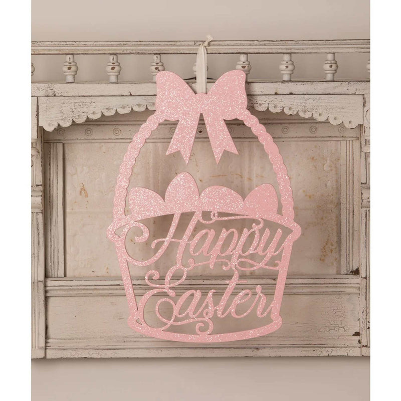 Bethany Lowe Happy Easter Basket Sign - - SBKGifts.com