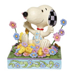Jim Shore Bouncing Into Spring Polyresin Snoopy Flowers 6007965 (54306)
