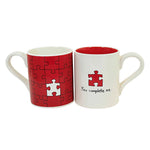 Tabletop Puzzle Piece Mug Set Stonmeware Missing Piece Our Name Is Mud 6010066 (54307)