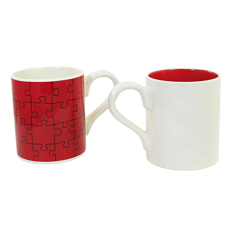 Tabletop Puzzle Piece Mug Set - - SBKGifts.com