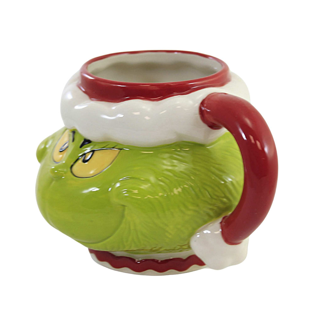 Dr. Seuss Grinch Sculpted Ceramic Mug : Home & Kitchen