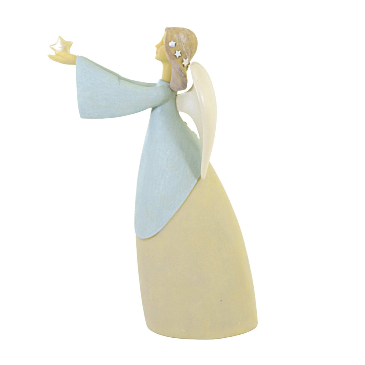 Foundations Bereavement Angel Brown Hair - - SBKGifts.com