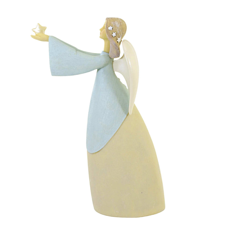 Foundations Bereavement Angel Brown Hair - - SBKGifts.com