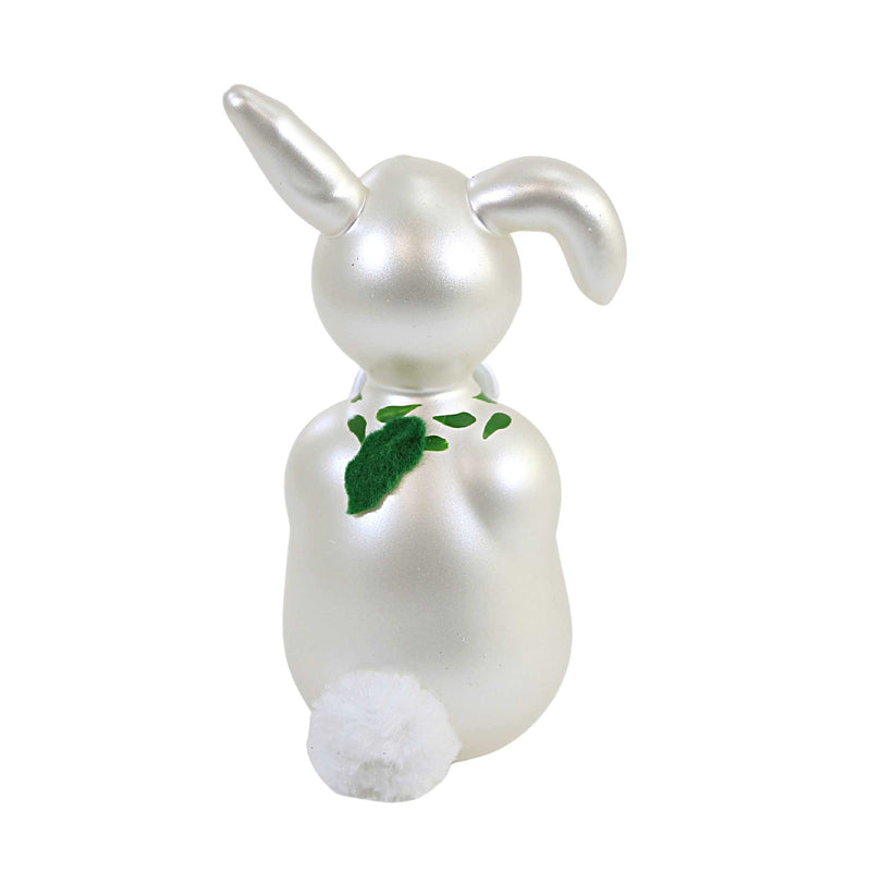 De Carlini Italian Ornaments Little White Bunny - - SBKGifts.com