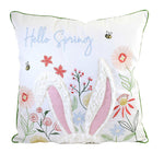 Home Decor Hellow Spring Easter Pillow Fabric Rabbet Bunny Ears C842983287 (54392)