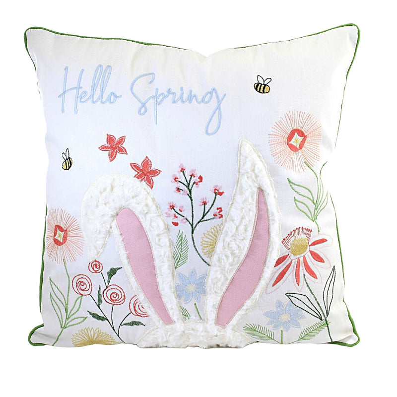 Home Decor Hellow Spring Easter Pillow Fabric Rabbet Bunny Ears C842983287 (54392)