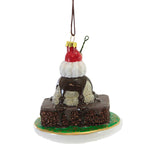 Holiday Ornament Brownie Sundae - - SBKGifts.com