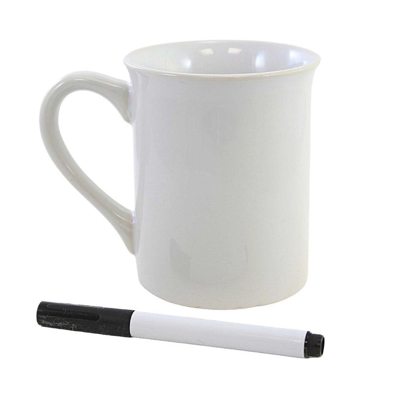 Tabletop Wedding Countdown Dry Erase Mug - - SBKGifts.com