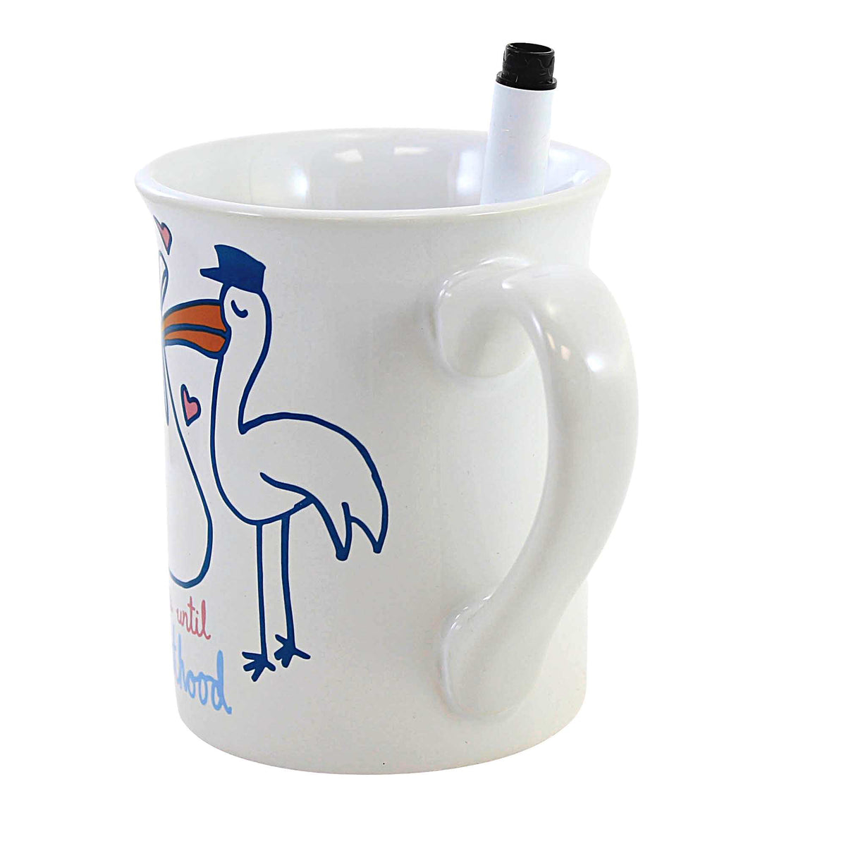 Tabletop Baby Countdown Dry Erase Mug - - SBKGifts.com