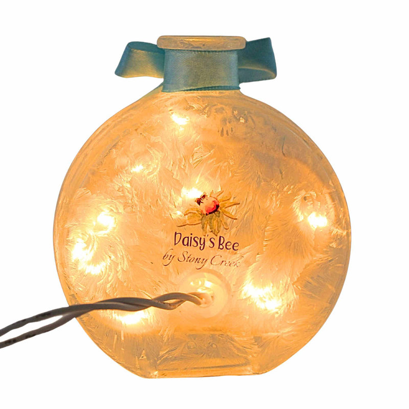 Stony Creek Daisy Bee Lighted Round Jar - - SBKGifts.com