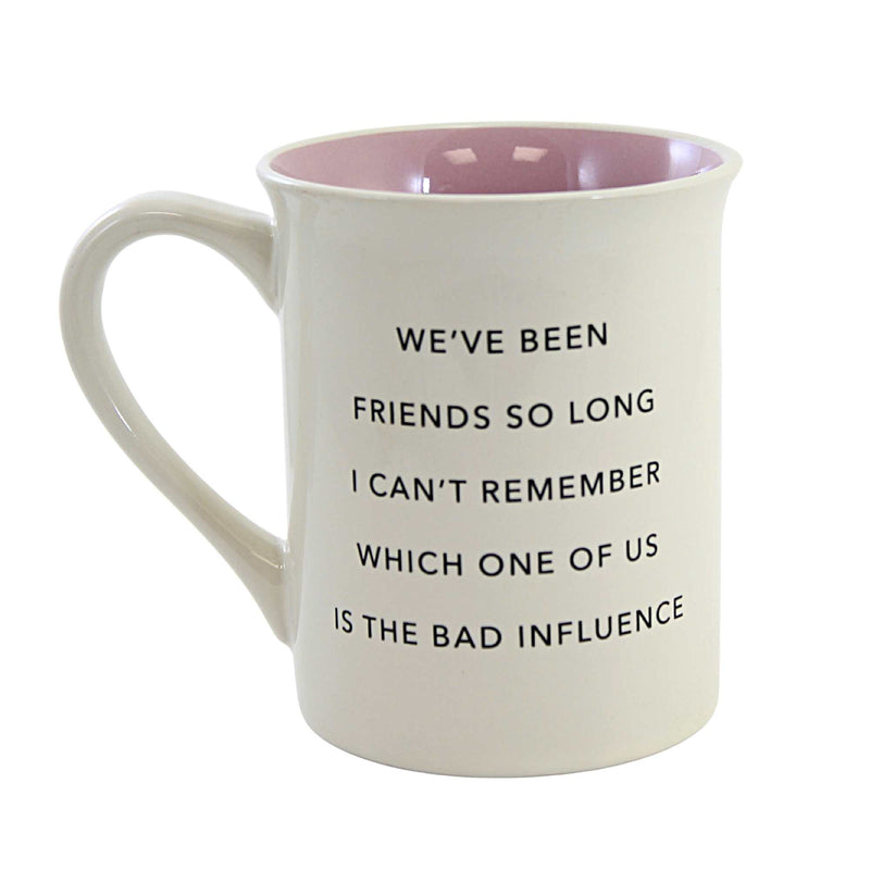 Tabletop Badass Bestie Glitter Mug - - SBKGifts.com
