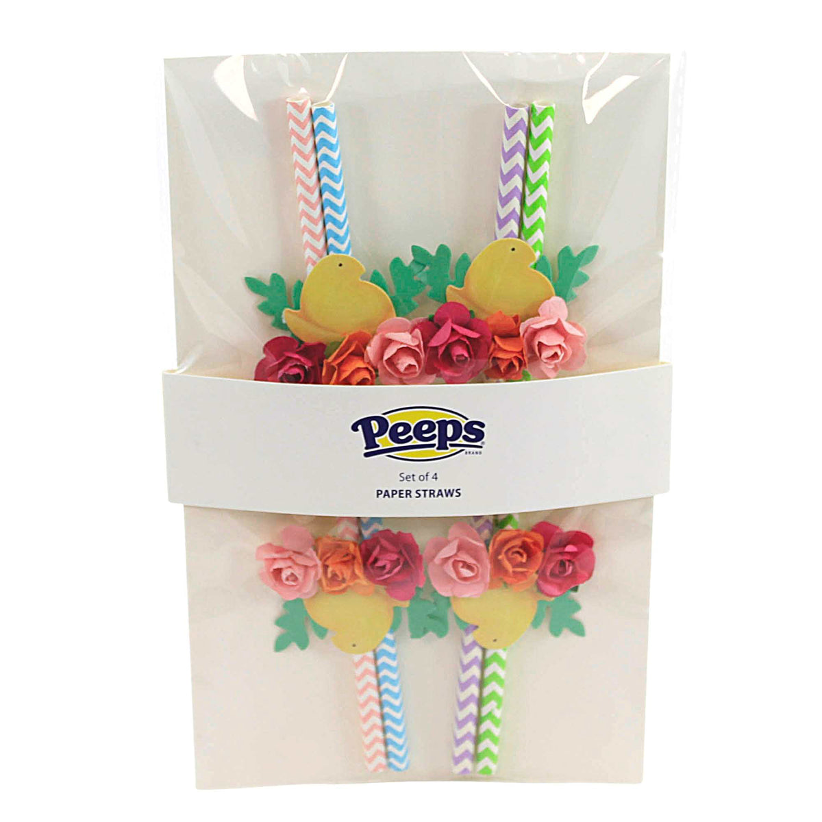 (54551) Peeps Paper Straws Set/4