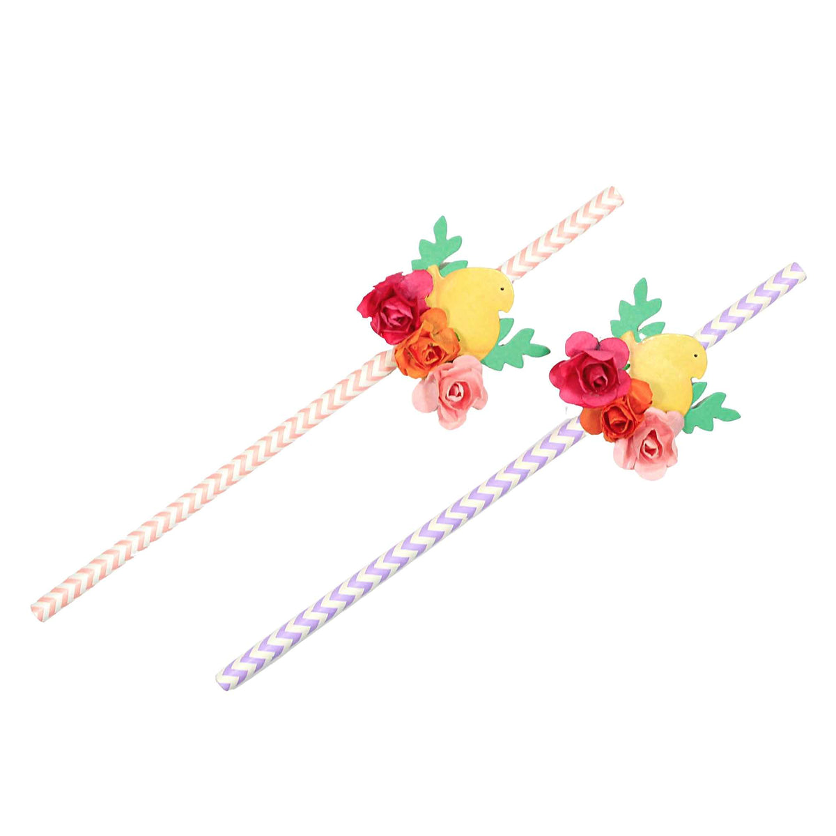 Easter Peeps Paper Straws Set/4 - - SBKGifts.com