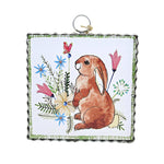 Round Top Collection Easter Friends Mini Print Bunny Rabbit Wall Decor Flowers E22097 (54557)