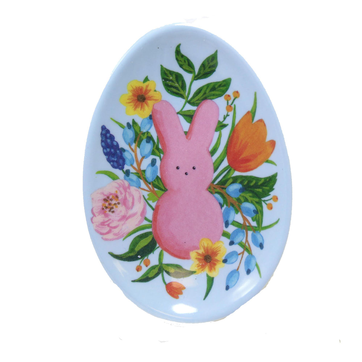 One Hundred 80 Degrees Peeps Egg Shaped Mini Plates - - SBKGifts.com