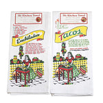 Decorative Towel Lets Do Mexican Tonight 100% Cotton Taco Enchiladas Vl113*Vl115 (54571)