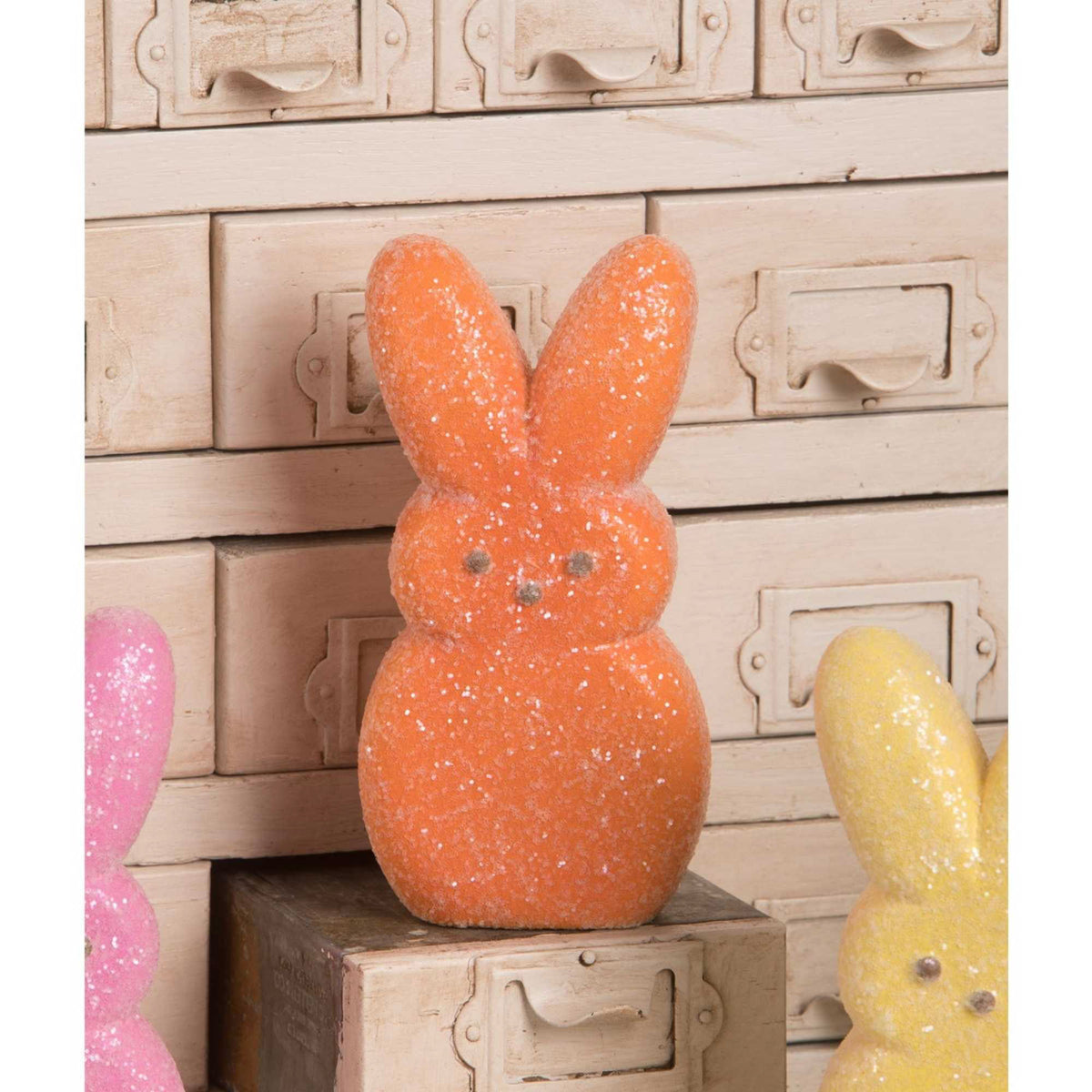 Bethany Lowe Peeps Orange Bunny - - SBKGifts.com