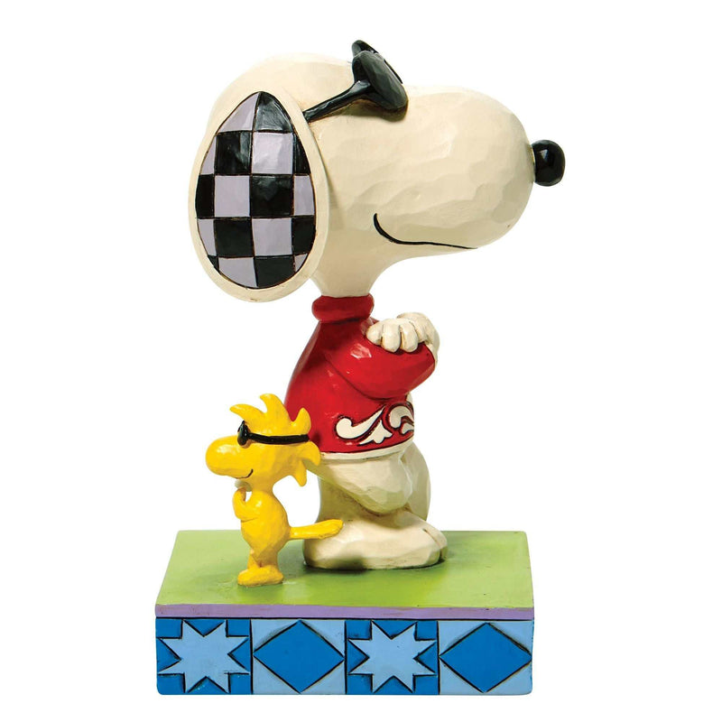 Jim Shore Cool Pals Polyresin Snoopy Woodstock Sunglasses 6010115 (54615)