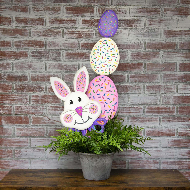 Round Top Collection Party Bunny Yard Stake - - SBKGifts.com